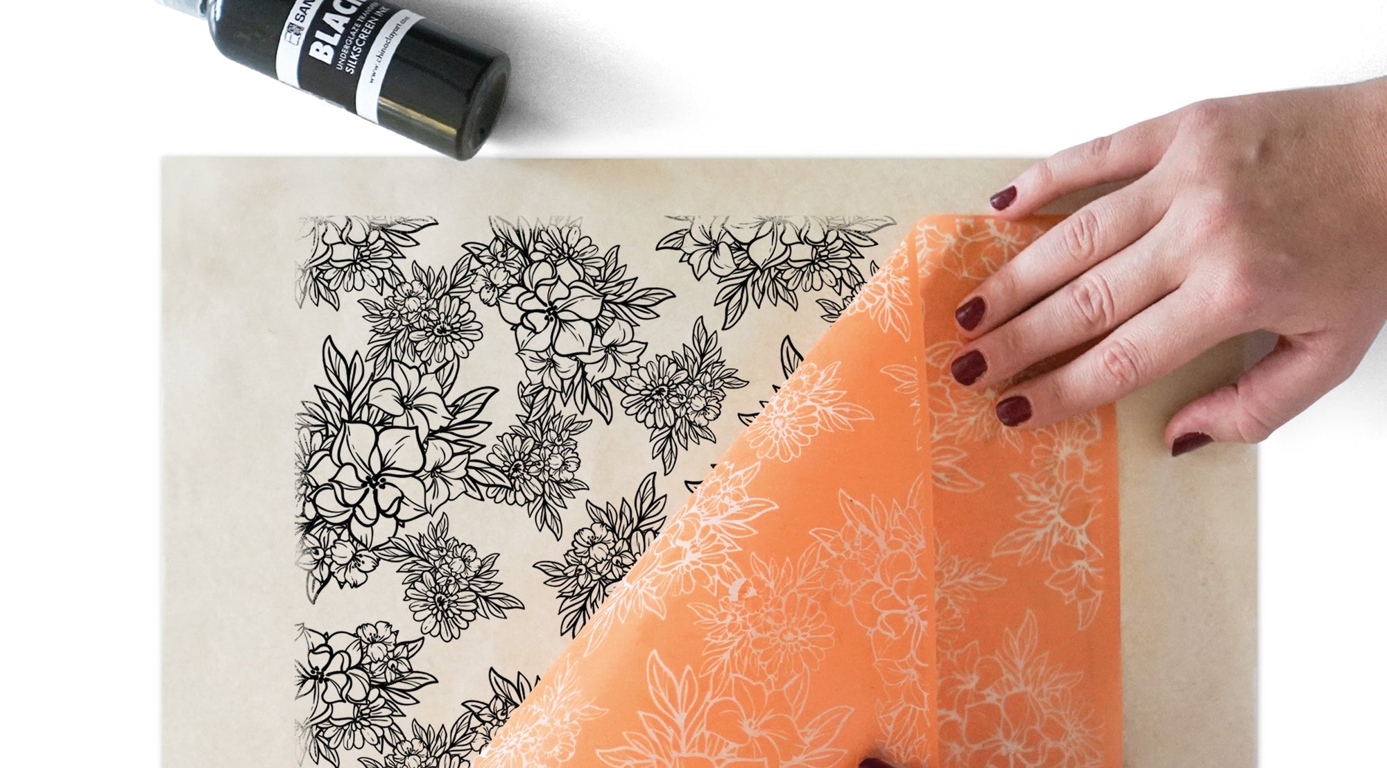 Create your own custom underglaze transfers