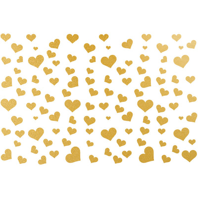 Gold Overglaze Decal - Mini Heart