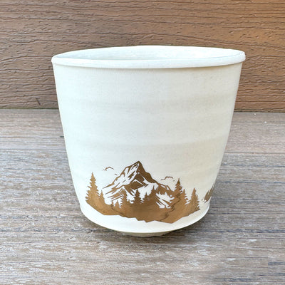 Gold Overglaze Decal - Gold Mountain