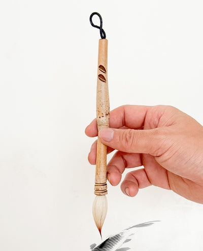 30 - Bamboo with Goat Hair and Buck tail