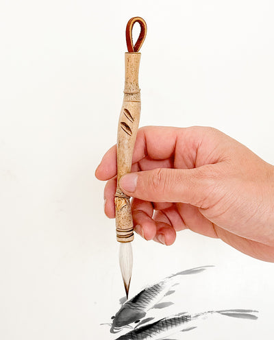 31 - Bamboo with Goat Hair & Buck Tail