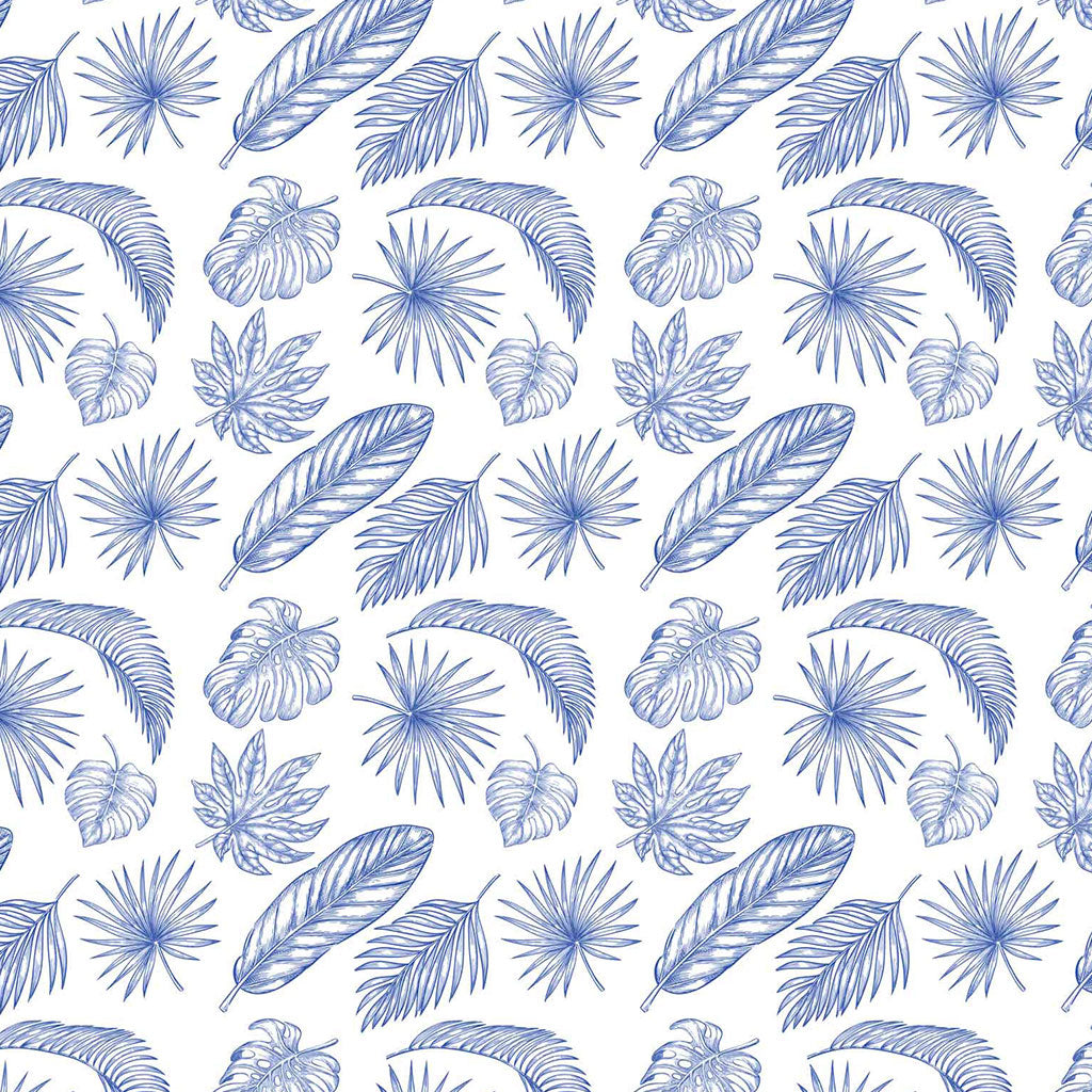 Transfer Paper - Branches of Leaves (Blue)