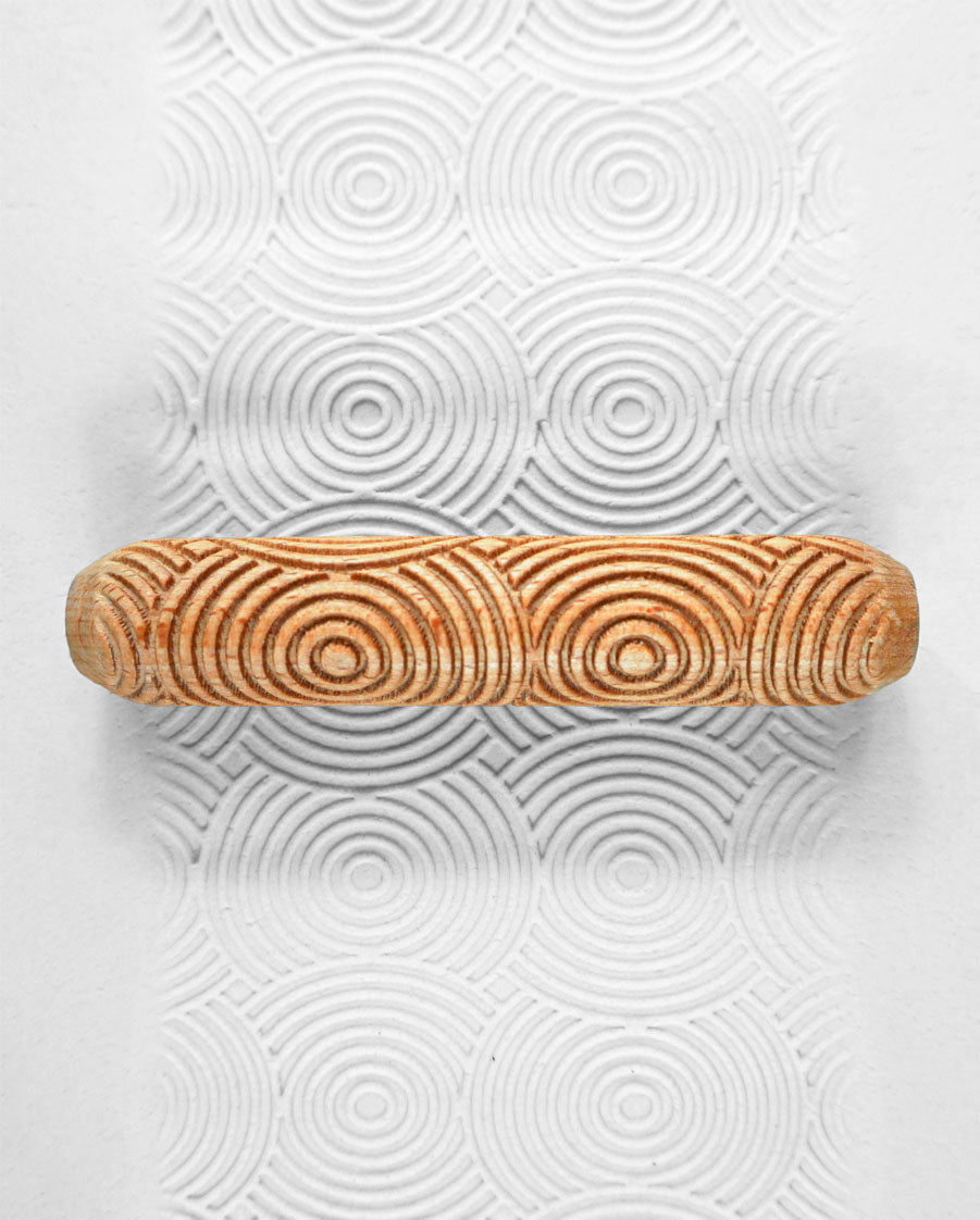 Abstract Ripple Texture Roller Abstract Design Textures Clay Pattern Hand Roller  Clay Texture Tool 