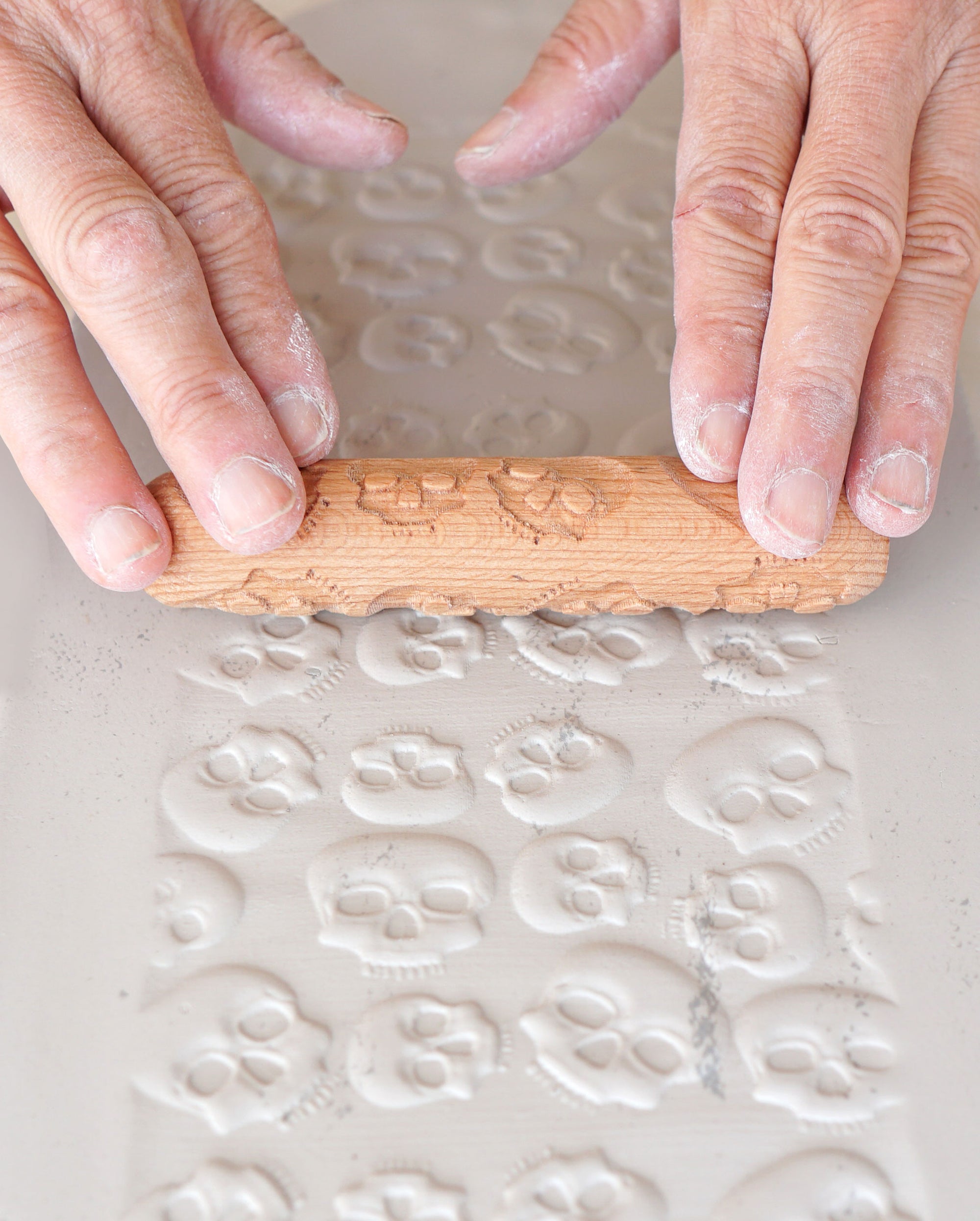 Clay Texture Roller - Cobblestone - Sanbao Studio - ChinaClayArt