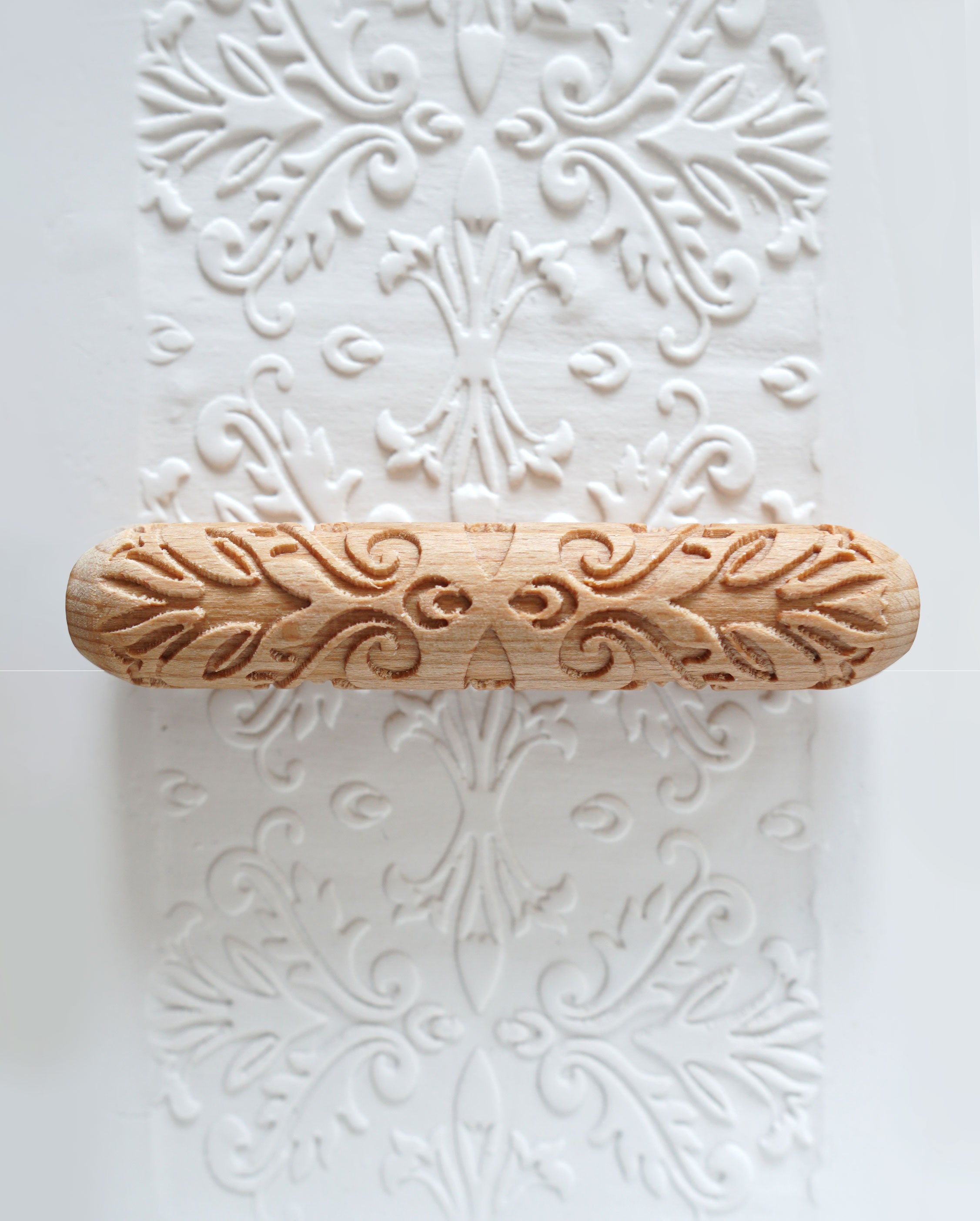Clay Texture Roller - Floral Frenzy - Sanbao Studio - ChinaClayArt